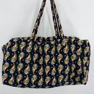 Vera Bradley XL Traveler Duffel Bag Paisley Rain